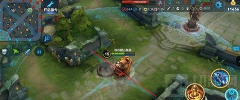 王者荣耀黄忠大号释放位置 最佳拆塔位置推荐