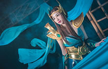 王者荣耀虞姬绝美COS分享 长腿虞姬英姿飒爽