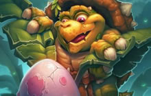 炉石传说安戈洛卡牌原画鉴赏 恐龙蛋引猜想