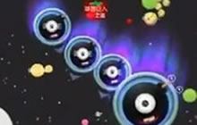 球球大作战自由单刷偶遇主播房 依旧霸屏夺第一