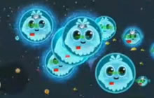 球球大作战新版团战2带3 八分心理战术骗球翻盘