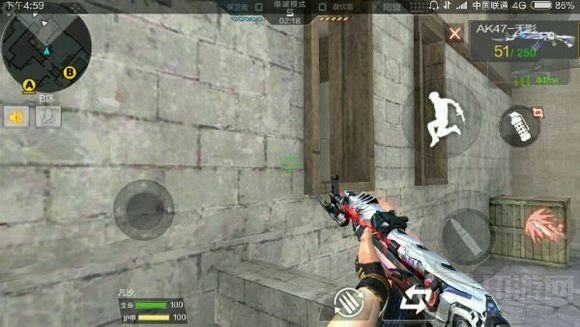 CF手游保卫者黑色城镇卡点位置图解 卡点教程