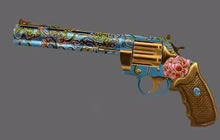 CF手游左轮鎏金怎么样 新枪左轮鎏金图片赏析