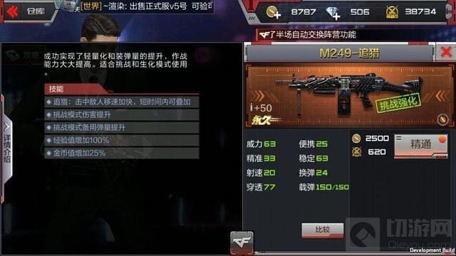 CF手游M249追猎怎么样 M249追猎属性技能解析