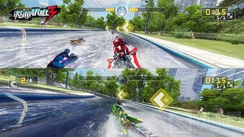 甜蜜时刻与她分享《激流快艇3》情人开黑竞速