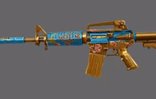 CF手游M4A1金韵图片 M4A1金韵属性技能解读