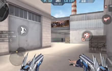 CF手游斯太尔天使卫星基地个人战 敌人都不见了