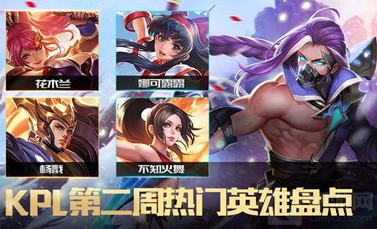 王者荣耀KPL第二周强势英雄盘点 职业上分英雄