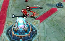 王者荣耀KPL仙阁对战eStar 虞姬带兵点塔