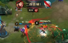 王者荣耀KPL QG.happy对战SC 马可波罗三杀