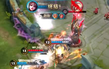 王者荣耀KPL QGhappy对战WF 后羿神控黄忠