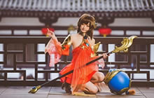 王者荣耀大乔COS神还原 求小姐姐送我回家