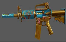 CF手游M4A1鎏金怎么样 新武器M4鎏金图鉴