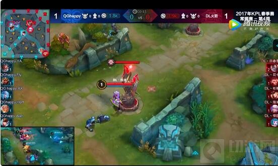 王者荣耀最强关羽KPL QGhappy.Fly飞牛将军参上