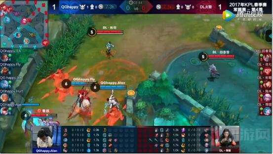 王者荣耀最强关羽KPL QGhappy.Fly飞牛将军参上