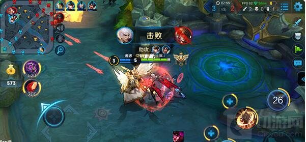 王者荣耀嬴政距离法术机关枪 排位上分法师