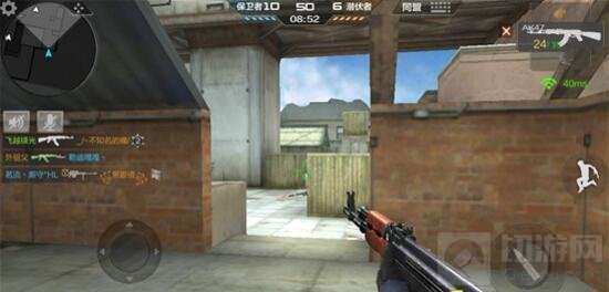 CF手游废墟都市右路开火 给你地图精准解析