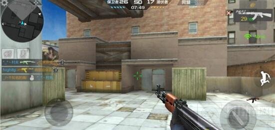 CF手游废墟都市右路开火 给你地图精准解析