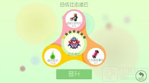 球球大作战1星壮志凌云怎么合 2级飞机合成图