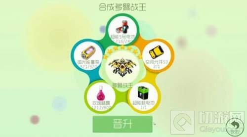 球球大作战多臂战王8级合成要什么材料解析