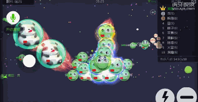 球球大作战版社会我白哥 老白光速吊打挑衅者