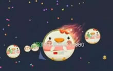 球球大作战一波小走位 瞬间燃爆全场不解释