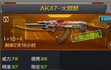CF手游AK47火麒麟威力值是多少 5月3日答案