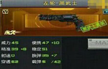 CF手游左轮黑武士怎么样 左轮黑武士属性解析
