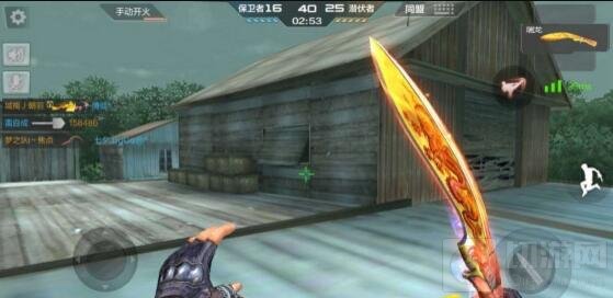 CF手游刀锋寨的激情厮杀 冷兵器的原始战斗