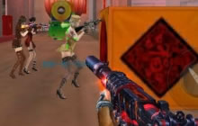 CF手游新年广场保卫者潜伏者游戏视角