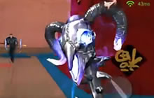 CF手游妖娆小楠解说 无影法杖新年广场杀敌秀