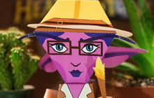 炉石传说伊莉斯逐星3D纸模分享 轻松带回家