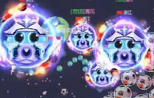 球球大作战队友神预判 老铁66完美秒杀足球