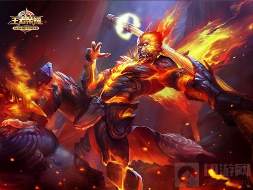 王者荣耀孙悟空地狱火皮肤半身像动态效果消失说明