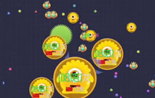 球球大作战金龙团战视频 多亏有个神队友带飞