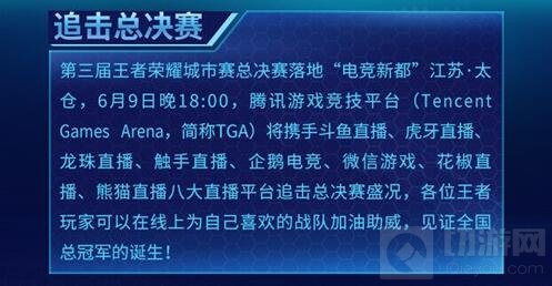 《王者荣耀》第三届王者城市赛总决赛战队巡