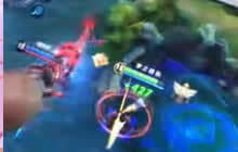 王者荣耀梦泪韩信逆风反杀 一神带四坑无敌