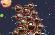 球球大作战企鹅族长精彩团战 扎刺想搞事情