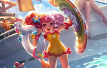 王者荣耀小乔缤纷独角兽原画 怎么可以这么萌