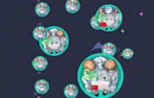 球球大作战郁浩然团战侧涨卡点实况教程分享