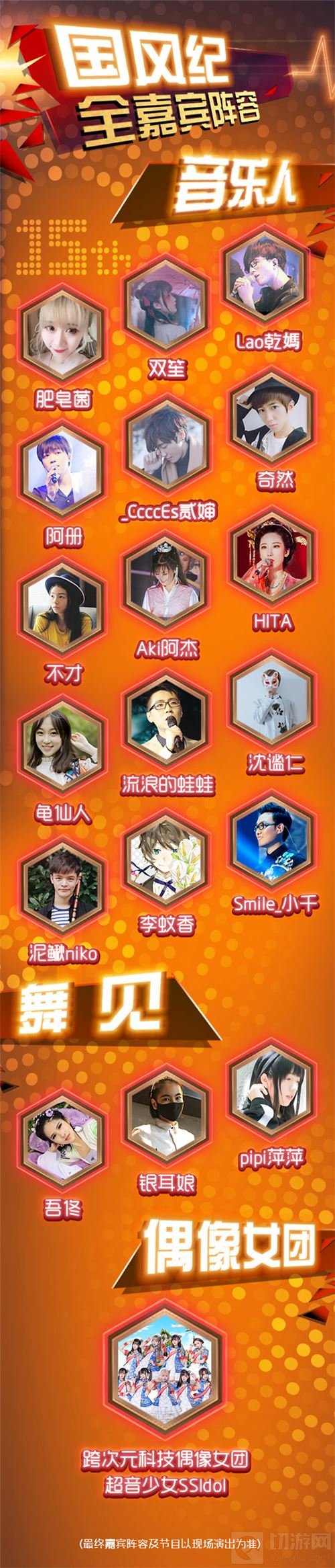 ChinaJoy Live国风纪新一波嘉宾名单来啦！