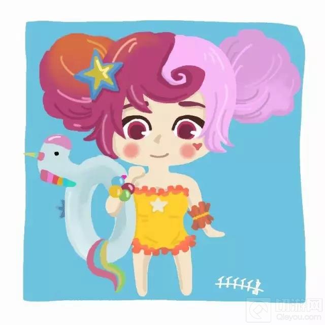 王者荣耀Q版夏日皮肤图片 做头像是不错的选择