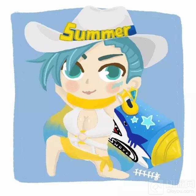 王者荣耀Q版夏日皮肤图片 做头像是不错的选择
