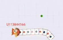 贪吃蛇大作战限时模式草帽小子全场演绎走位