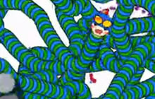 贪吃蛇大作战无尽模式 超人皮肤20万米霸屏