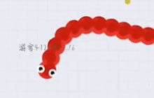 贪吃蛇大作战限时模式 搞笑小红色蛇成长记