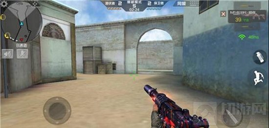 CF手游潜伏者如何利用沙城地图的B下包点