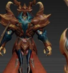 王者荣耀铠新皮肤模型曝光 满满的塑料质感