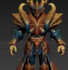 王者荣耀铠新皮肤模型曝光 满满的塑料质感