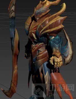 王者荣耀铠新皮肤模型曝光 满满的塑料质感